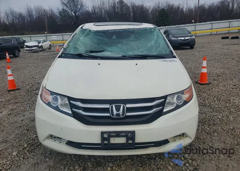 2014 Honda Odyssey Exl z USA, uszkodzony, nr VIN 5FNRL5H60EB139414